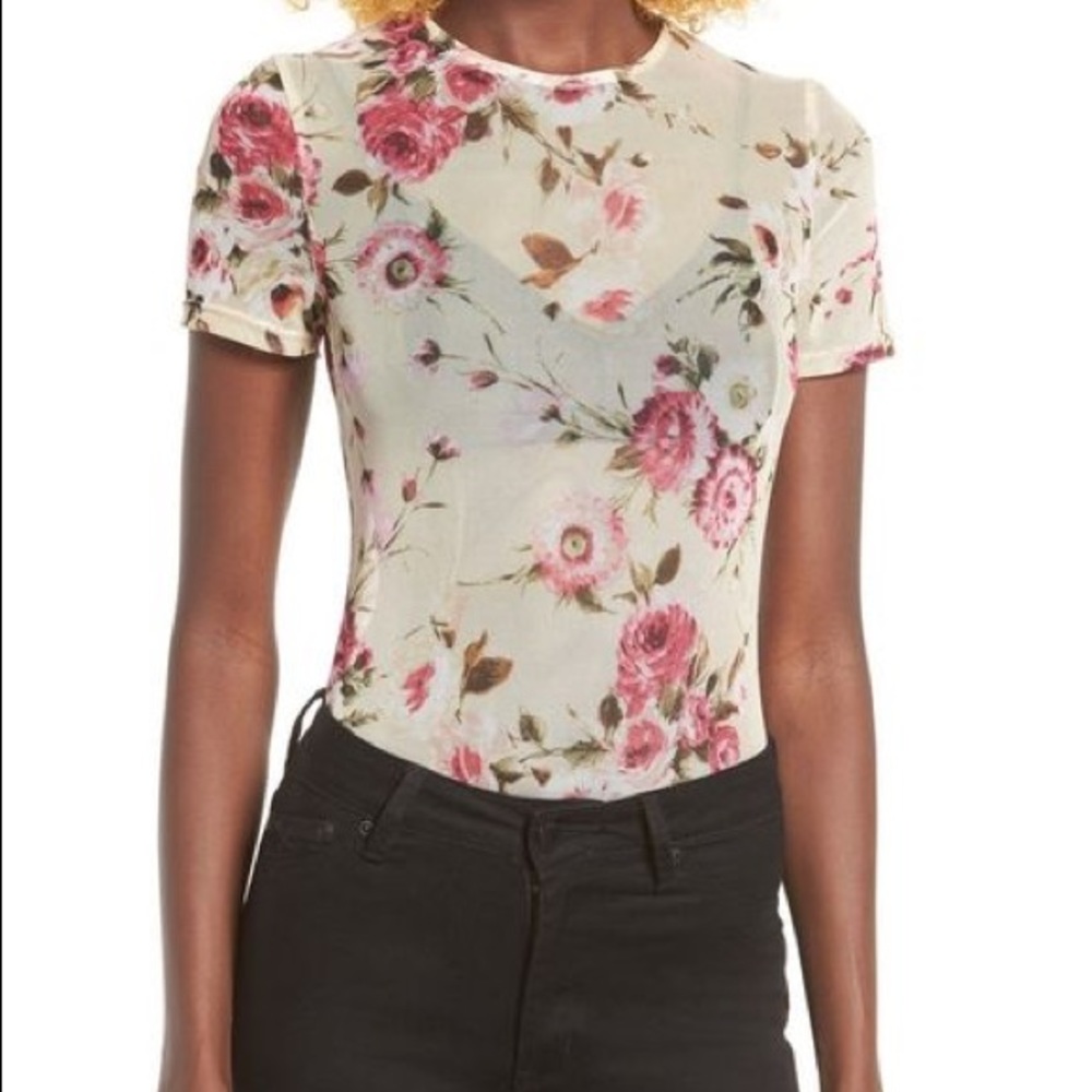 Leith | Sheerl Floral Bodysuit